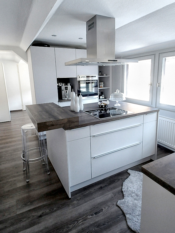 Moderne Küche im Altbau